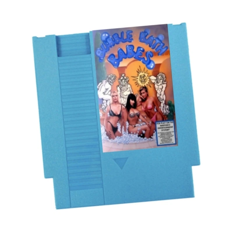 BUBBLE BATH BABES - NES Nintendo Entertainment System 1983 72 Pin 8 Bit Video Game Cartridge