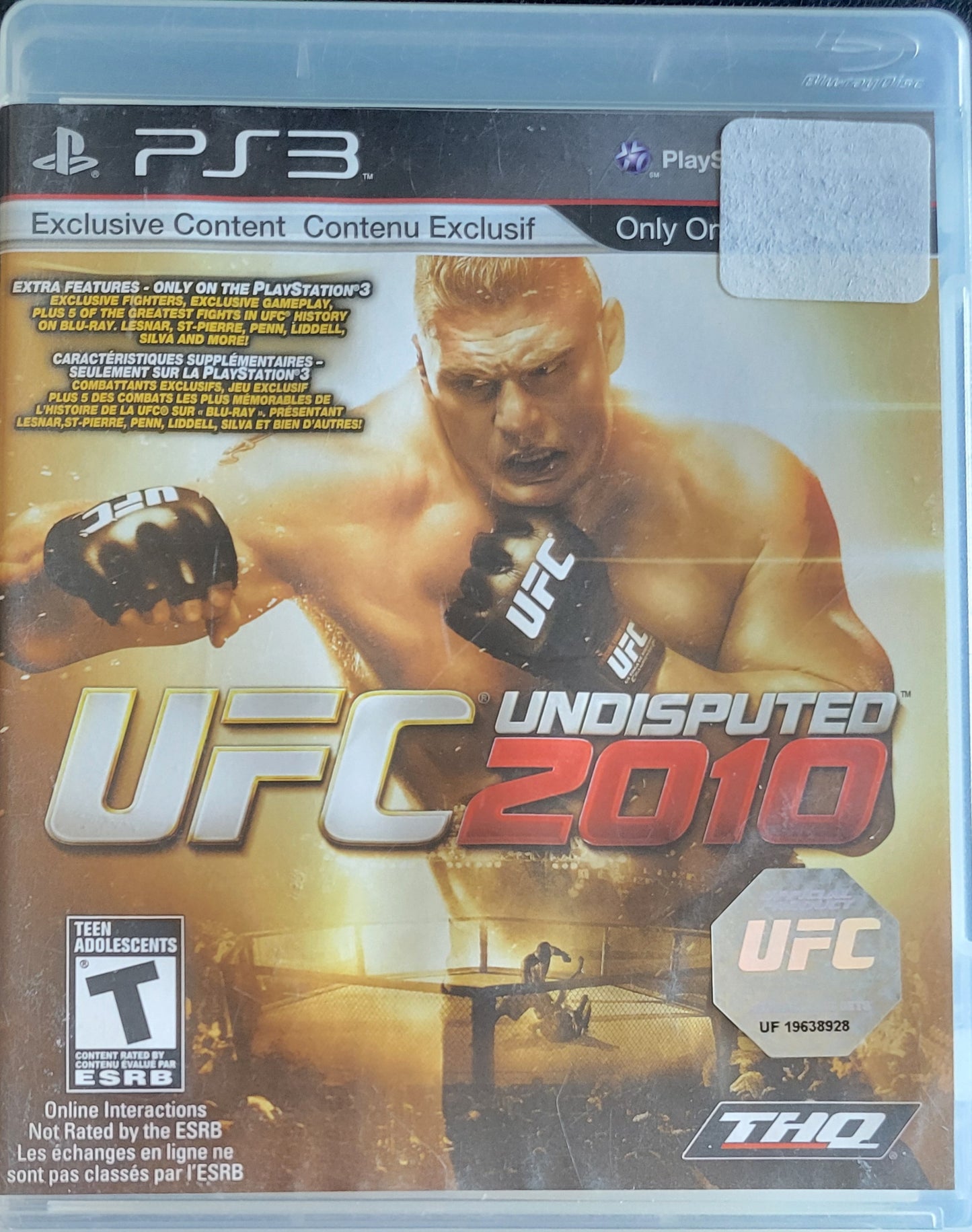 UFC Undisputed x2 09' + 10' - Sony PlayStation 3 PS3 Pre-Owned Great Shape Tested & Working