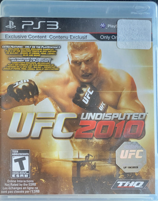 UFC Undisputed x2 09' + 10' - Sony PlayStation 3 PS3 Pre-Owned Great Shape Tested & Working