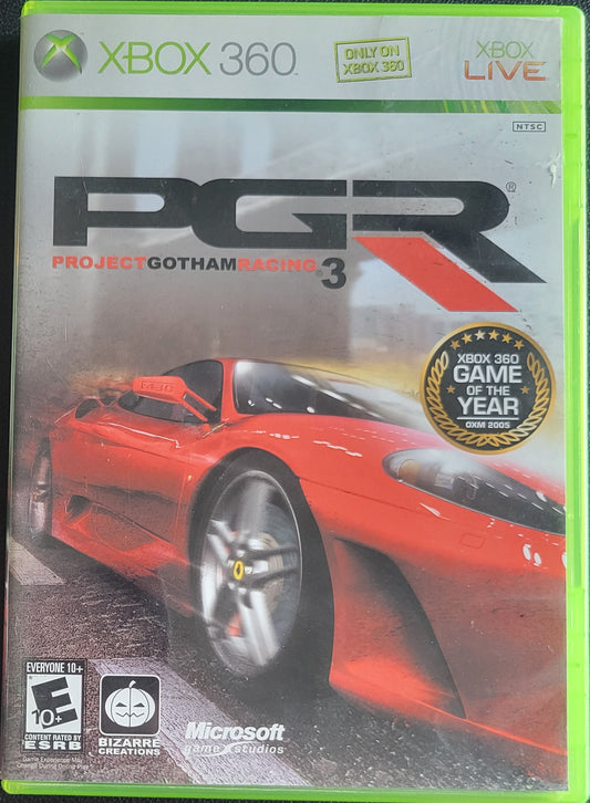 Project Gotham Racing 3 - (CIB) - Microsoft XBOX 360 - Pre-Owned Like New CLEAN DISC