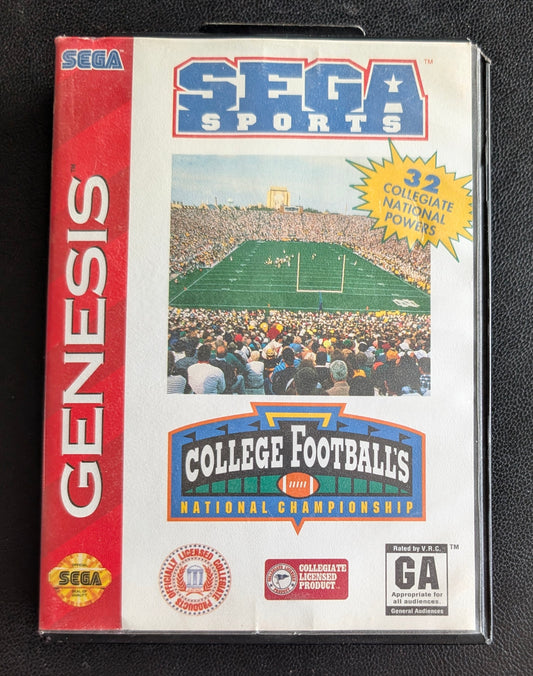 College Football's National Championship - Boxed CIB (Sega Genesis) | 1994 | Sports / Football