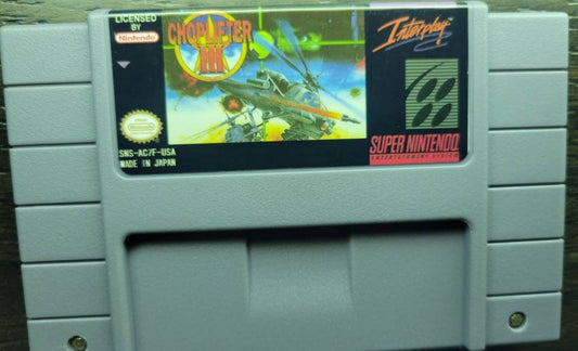New ChopLifter 3 - SNES - Super Nintendo Ent. System NTSC/PAL Cartridge