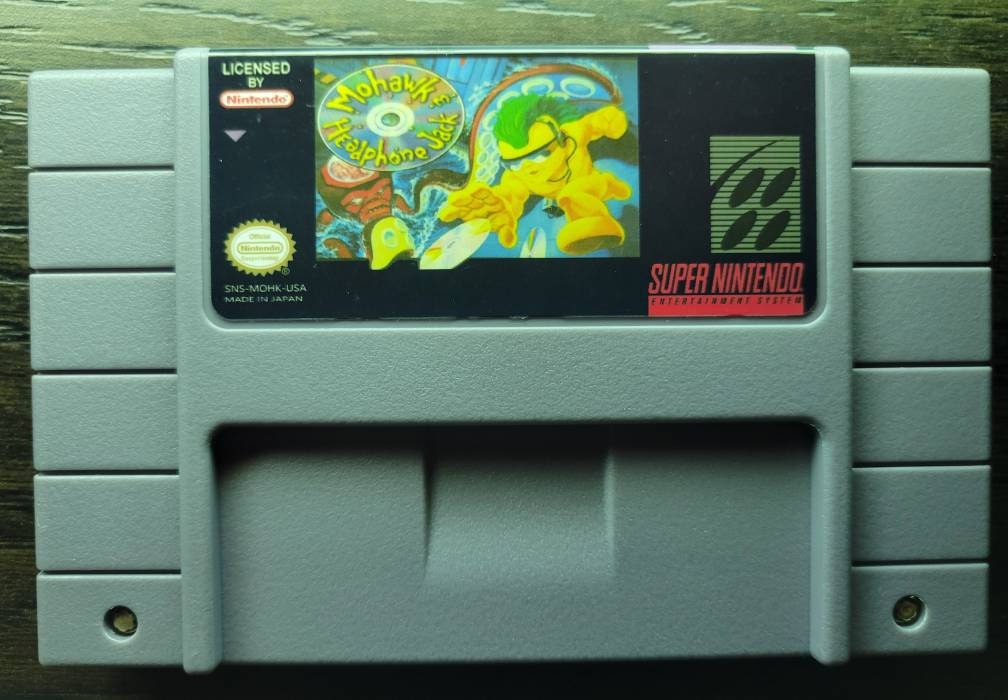 Mohawks Headphone Jack - SNES - Super Nintendo Ent. System NTSC Cartridge