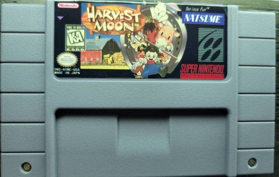 Harvest Moon - SNES - Super Nintendo Ent. System NTSC/PAL Cartridge