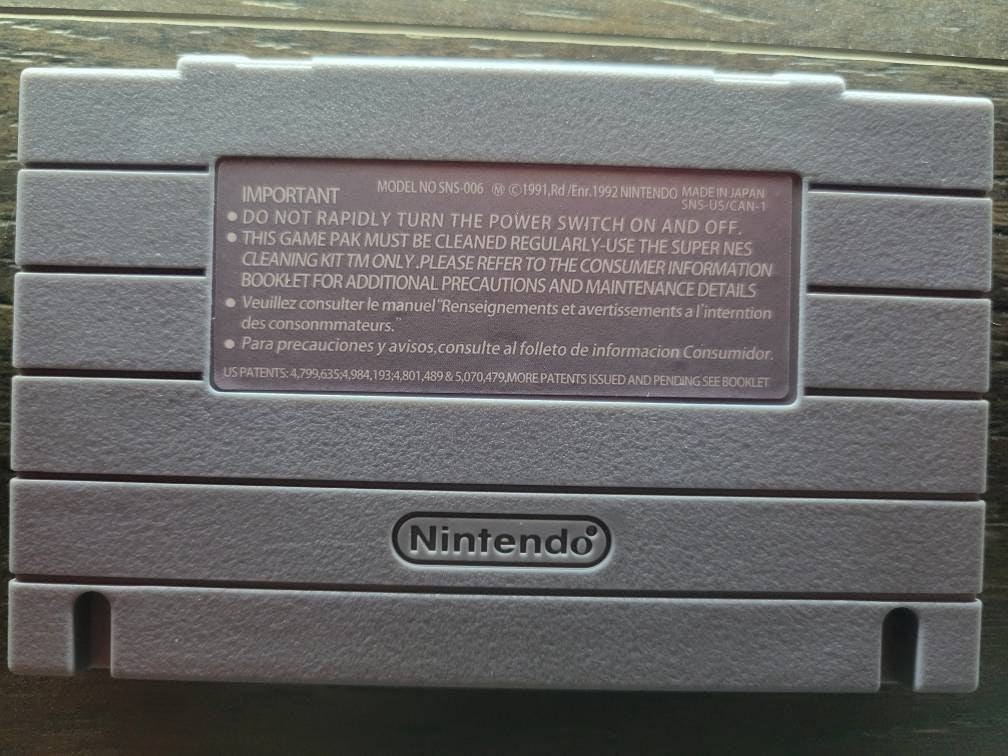 SUNSET RIDERS (Nintendo SNES) (1993) | Wild West Run & Gun Action Game Cartridge