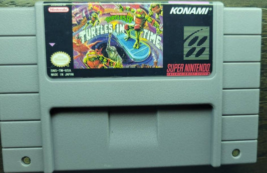 New Turtles In Time - SNES - Super Nintendo Ent. System NTSC/PAL Cartridge