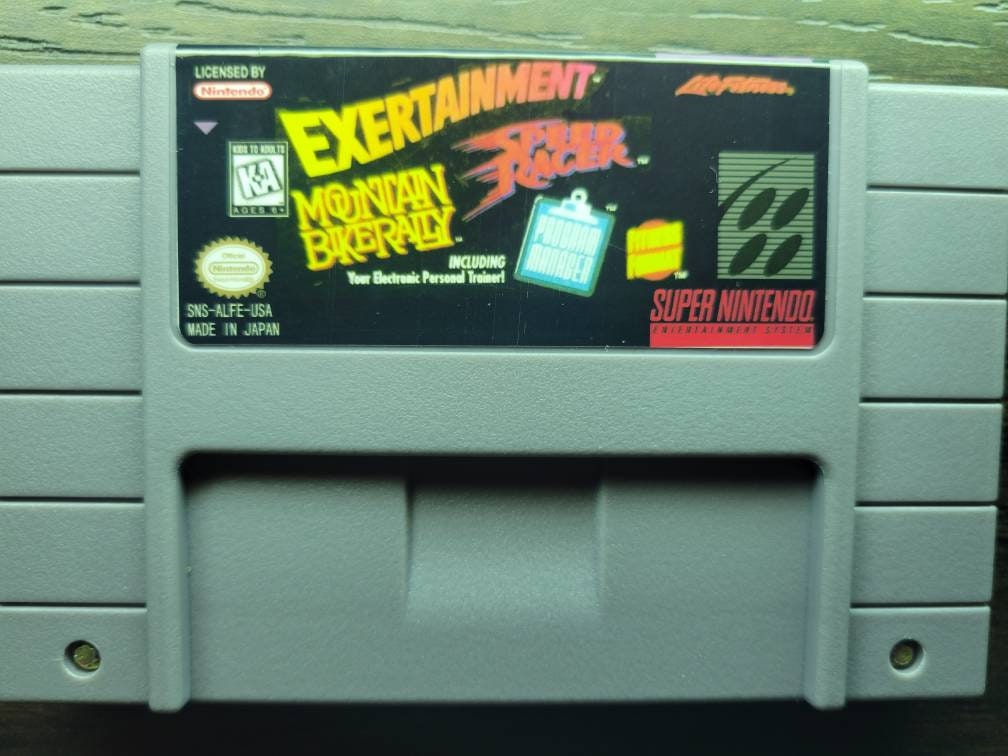 Exertainment Mountain Bike Rally - SNES - Super Nintendo Ent. System NTSC/PAL Cartridge