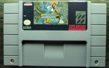 Mega Man & Bass - SNES - Super Nintendo Ent. System 1998 NTSC/PAL Cartridge