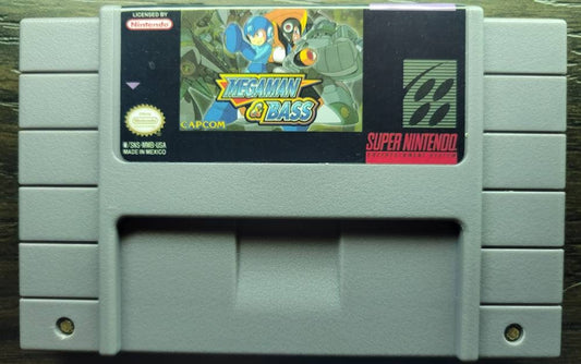 Mega Man & Bass - SNES - Super Nintendo Ent. System 1998 NTSC/PAL Cartridge