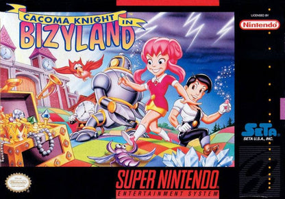 Cacoma Knight In Bizyland - SNES - Super Nintendo Ent. System NTSC/PAL Cartridge