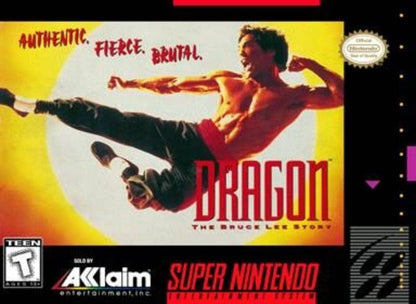 Dragon The Bruce Lee Story - SNES - Super Nintendo Ent. System NTSC/PAL Cartridge