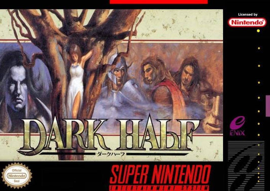 Dark Half Japanese RPG - SNES - Super Nintendo Ent. System NTSC/PAL Cartridge