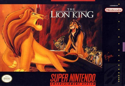 The Lion King – Authentic Super Nintendo (SNES) – 1994 Cartridge + Protection Sleeve