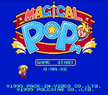 Magical Pop'n (English Translate) - SNES - Super Nintendo Ent. System NTSC/PAL Cartridge