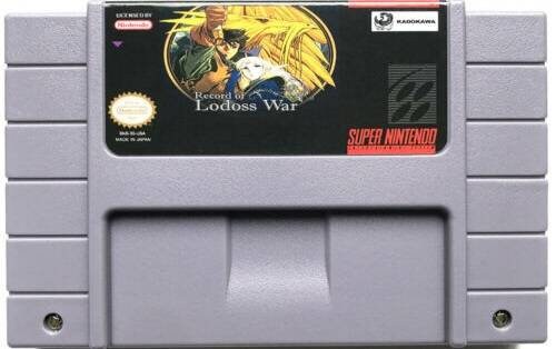 1995 Record Of Lotus War SNES - Super Nintendo Ent. System NTSC/PAL Cartridge