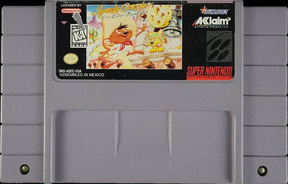 Authentic Speedy Gonzalas In: Los Gatos Bandidos - SNES - Super Nintendo Ent. System 1995 NTSC Cartridge + Protector