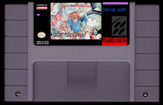 Holy Umbrella Dondera's Wild - SNES - Super Nintendo Ent. System NTSC/PAL Cartridge