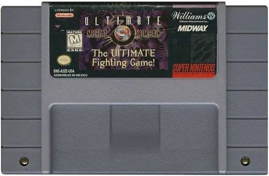 ULTIMATE Mortal Kombat - SNES - Super Nintendo Ent. System 1993 NTSC/PAL Cartridge