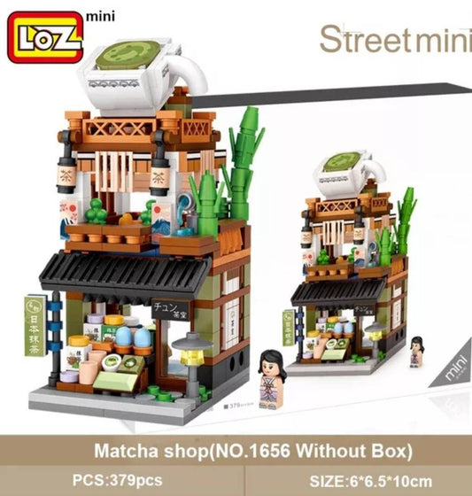 Loz Street Mini Building Blocks Collect Them All & Build Design Your Own City! Great Christmas Gifts Amazing Value - Matcha Squirrel Kimono