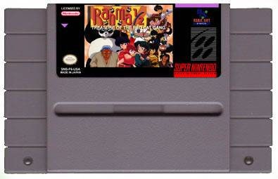 1987 Ranma 1/2 Treasure Of The Red Cat Gang SNES - ( Super Nintendo Ent. System ) NTSC/PAL Cartridge