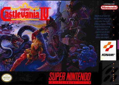 Castlevania IV - SNES - Super Nintendo Ent. System 1991 NTSC/PAL Cartridge
