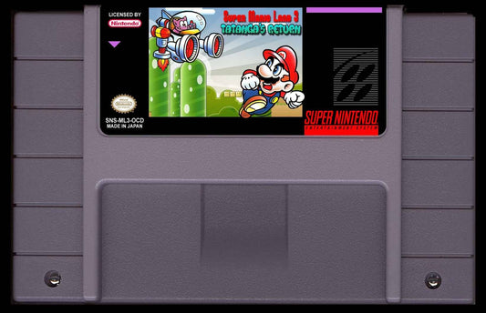 Super Mario Land 3 - SNES - Super Nintendo Ent. System 2016 NTSC/PAL Cartridge