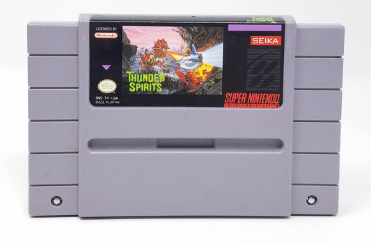 Thunder Spirits - SNES - Super Nintendo Ent. System 1991 NTSC/PAL Cartridge