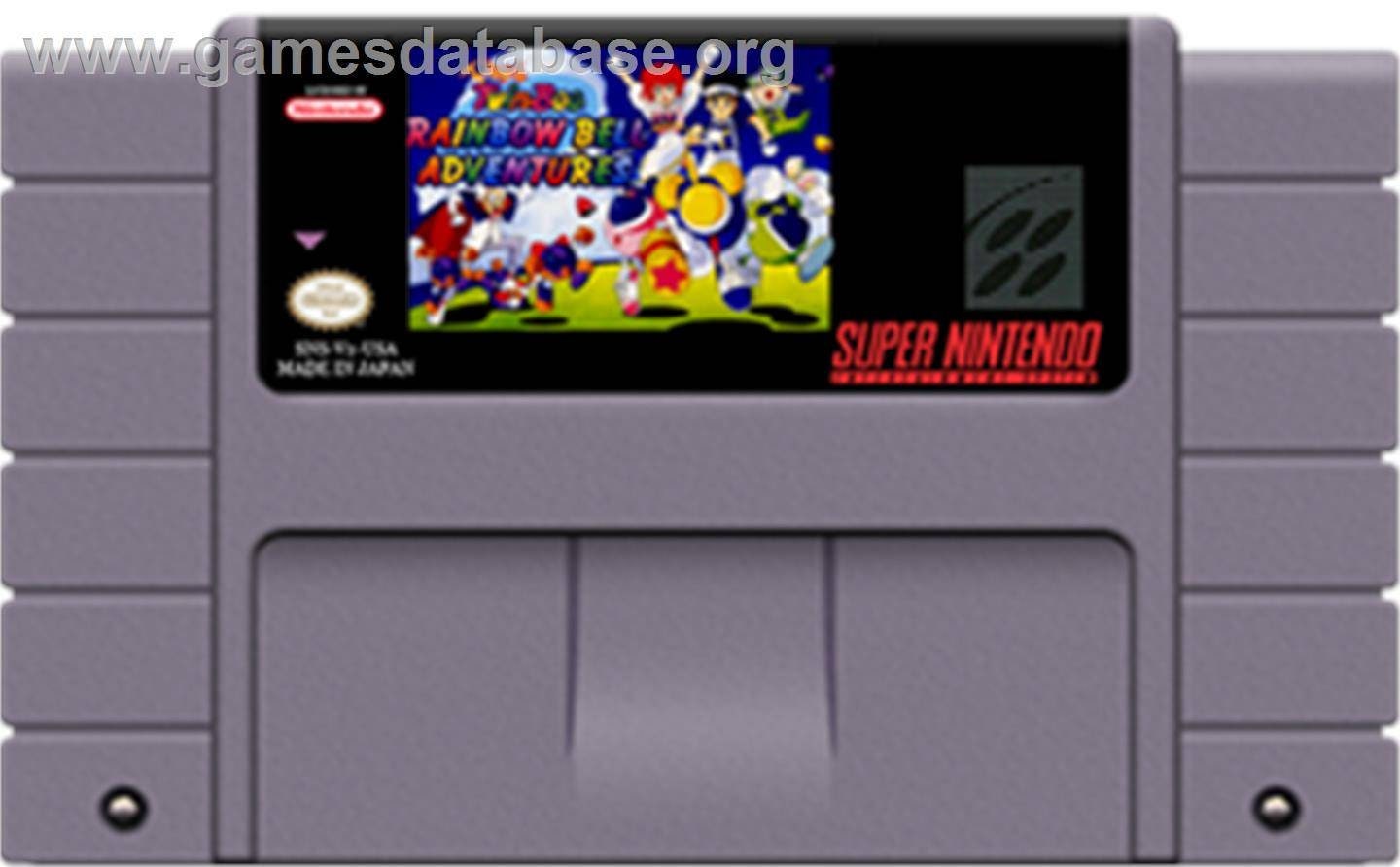 Pop'N TwinBee Rainbow Bell Adventures - SNES - Super Nintendo Ent. System 1994 NTSC/PAL Cartridge