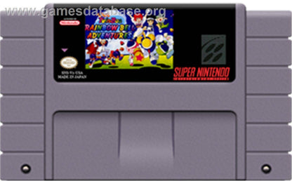 Pop'N TwinBee Rainbow Bell Adventures - SNES - Super Nintendo Ent. System 1994 NTSC/PAL Cartridge