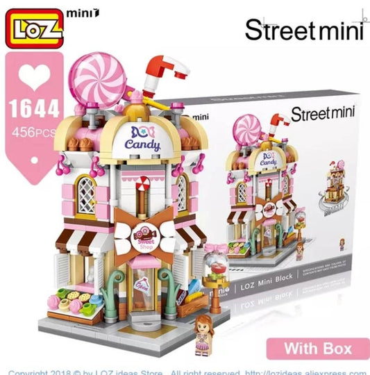 Loz Street Mini Building Blocks Collect Them All & Build Design Your Own City! Great Christmas Gifts Amazing Value - Flower Toy Candy Shop