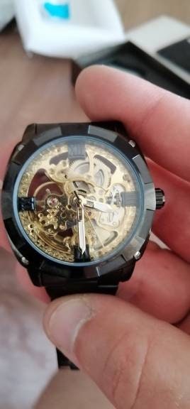 1111 Multi Function Skeleton Watch Luminous Hands Translucent Back Dial Box Included A+ Christmas | Brithday | Anniversary | Gift