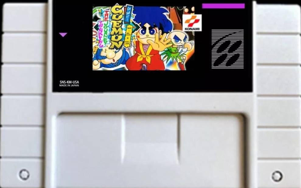 Legend of the Mystical Ninja known as GANBARE GOEMON! 2, 3, 4  SNES - Super Nintendo Ent. System NTSC/PAL Cartridge