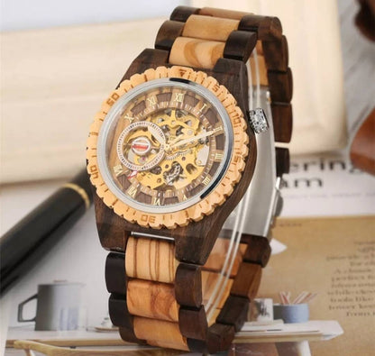 2022 Hand Carved Natural Bamboo Watch Inexpensive Watch Every Purchase Plants A Tree! Made From 100 Percent Renewable Forest Best Quality