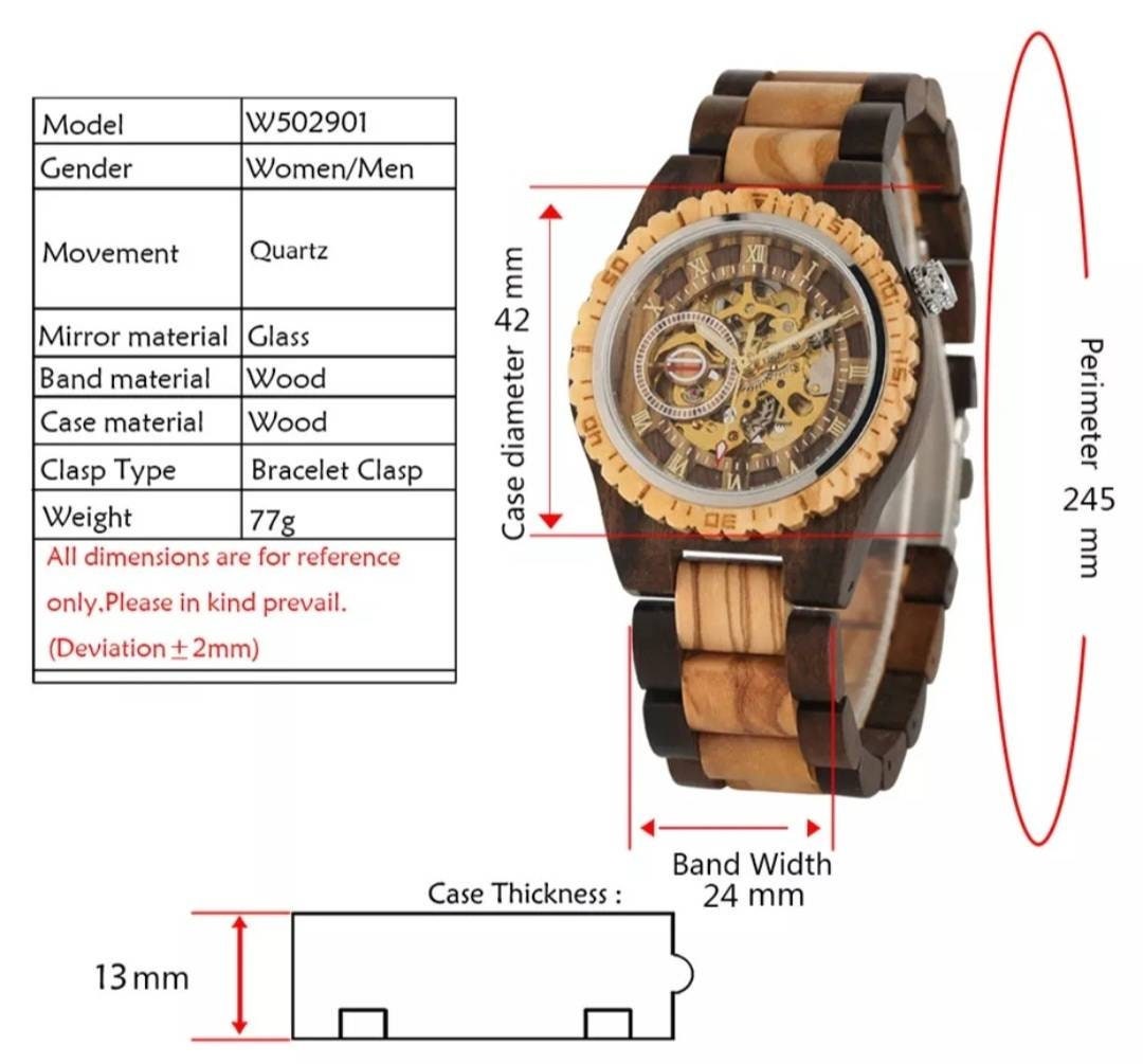 2022 Hand Carved Natural Bamboo Watch Inexpensive Watch Every Purchase Plants A Tree! Made From 100 Percent Renewable Forest Best Quality