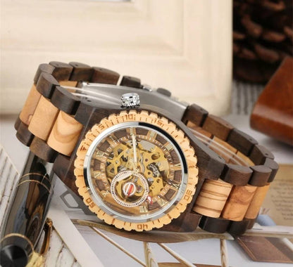 2022 Hand Carved Natural Bamboo Watch Inexpensive Watch Every Purchase Plants A Tree! Made From 100 Percent Renewable Forest Best Quality