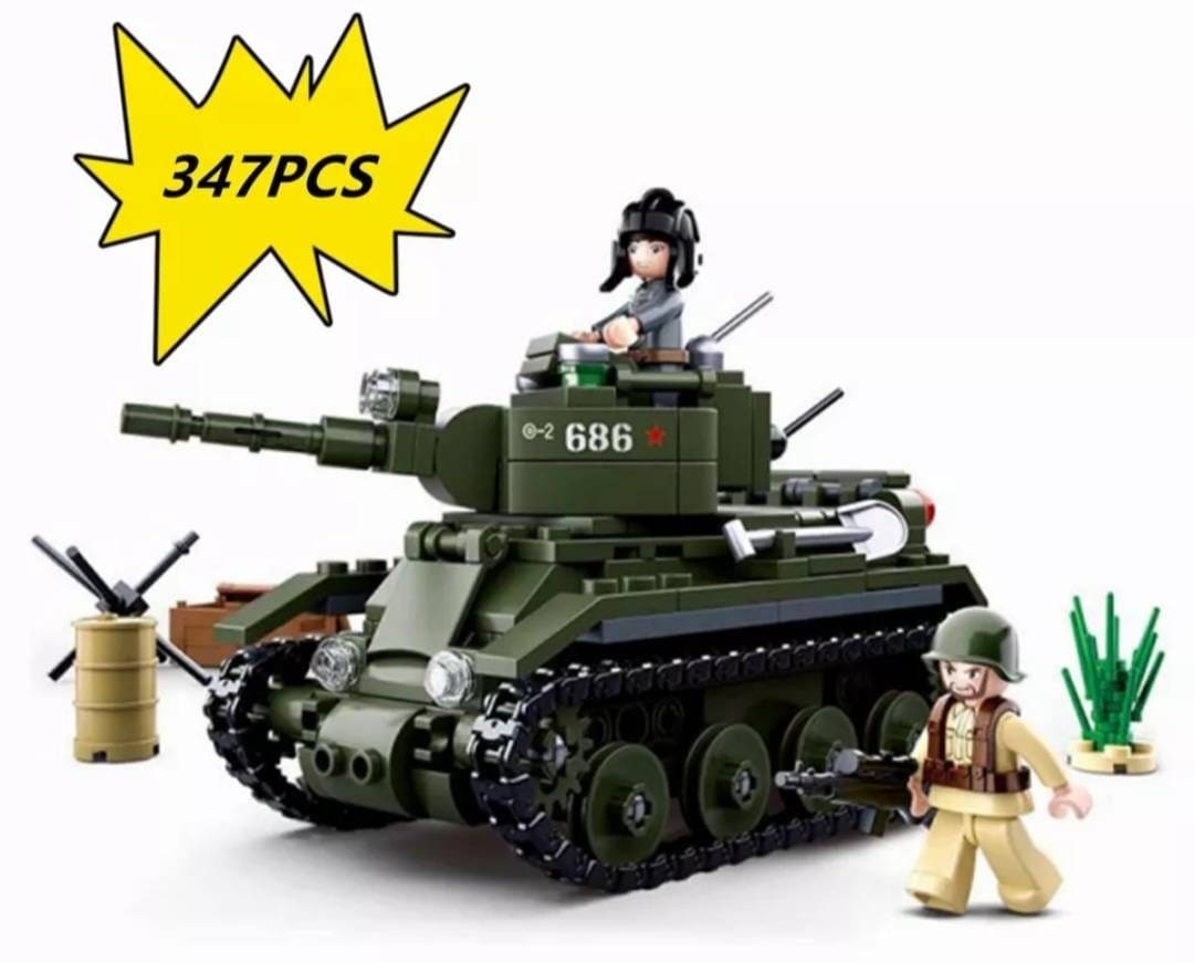 Building Block Tanks 2IN1 4 To Choose Best Quality Mini Tanks Army Vehicle By Hand BT7 Leopard 2A5 M13 M1A2 Dessert Storm Collect All 4