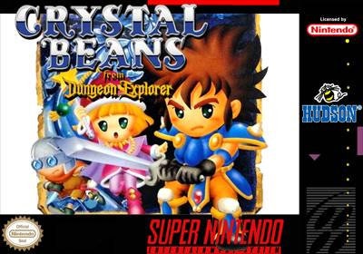 Crystal Beans - SNES - Super Nintendo Ent. System 1995 NTSC/PAL Cartridge