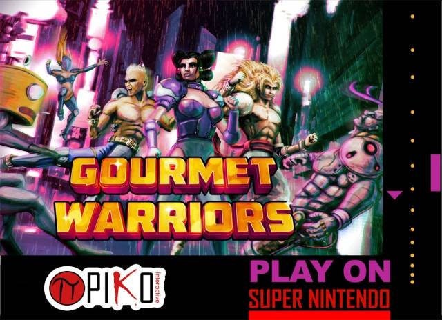 Gourmet Warriors - SNES - Super Nintendo Ent. System NTSC/PAL Cartridge