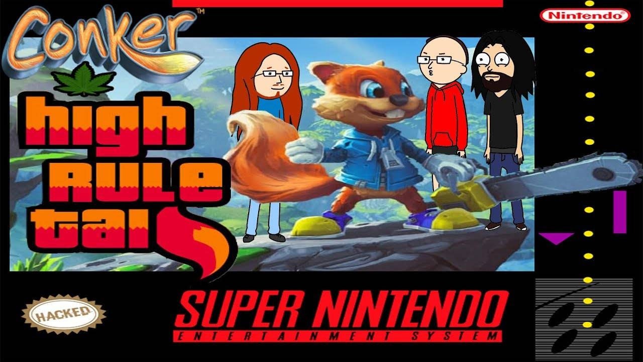 Conker's High Rule Tail - SNES - Super Nintendo Ent. System 2021 NTSC/PAL Cartridge