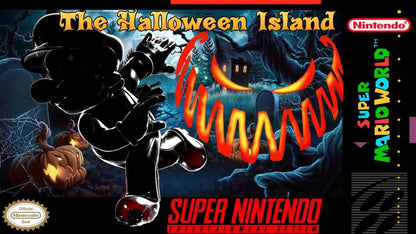 Super Mario World Halloween Island - SNES - Super Nintendo Ent. System 2019 NTSC/PAL Cartridge