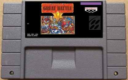 Great Battle IV - SNES - Super Nintendo Ent. System 1994 NTSC/PAL Cartridge