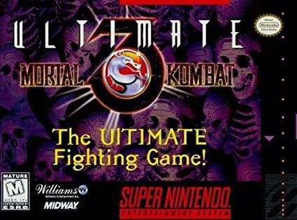 Ultimate Mortal Kombat 3 (Nintendo SNES) (1995) | Fighting Game Cartridge