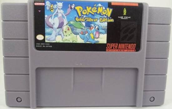 Pokémon Gold Silver Edition - SNES - Super Nintendo Ent. System 1999 NTSC/PAL Cartridge