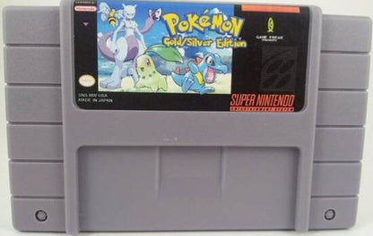 Pokémon Gold Silver Edition - SNES - Super Nintendo Ent. System 1999 NTSC/PAL Cartridge