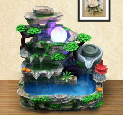 Yoshi Island Tropical Beach Stone Water Fountain Meditate Home / Office / Peace / Meditation / Calming / Add Plants / Bamboo / Beta Fish /