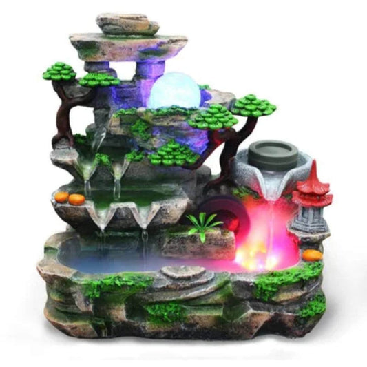 Yoshi Island Tropical Beach Stone Water Fountain Meditate Home / Office / Peace / Meditation / Calming / Add Plants / Bamboo / Beta Fish /