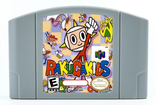 RAKUGAKIDS 2.5 D Fight ( Nintendo 64 Console 1998 ) Ntsc Or Pal Cartridge Only