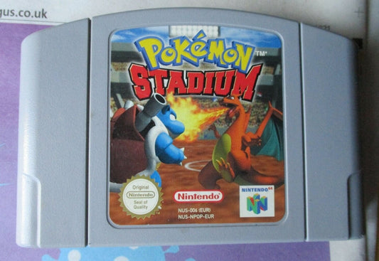 POKÉMON STADIUM - ( Nintendo 64 Console 1999 ) Ntsc Or Pal Cartridge only Best Quality Rep Combined Shipping + Satisfaction Guaranteed!